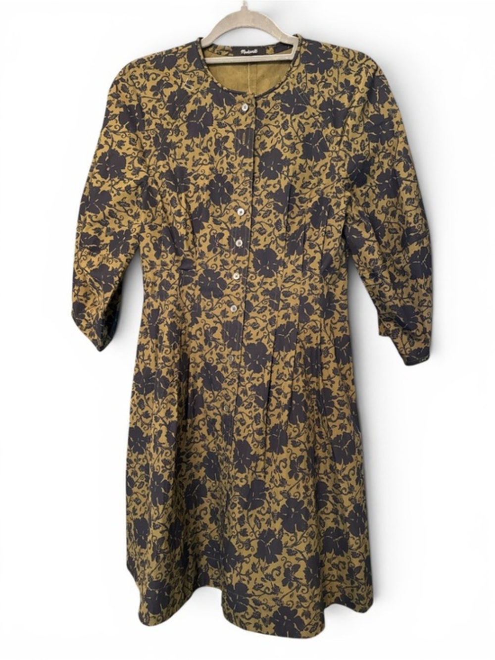 Madewell Floral Button Front Dress Size 4 NWT